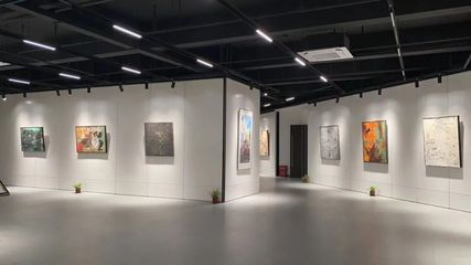 山海春融 2024深圳（寶安）復(fù)合材料繪畫(huà)作品迎春展啟幕，共繪藝術(shù)創(chuàng)新新篇章